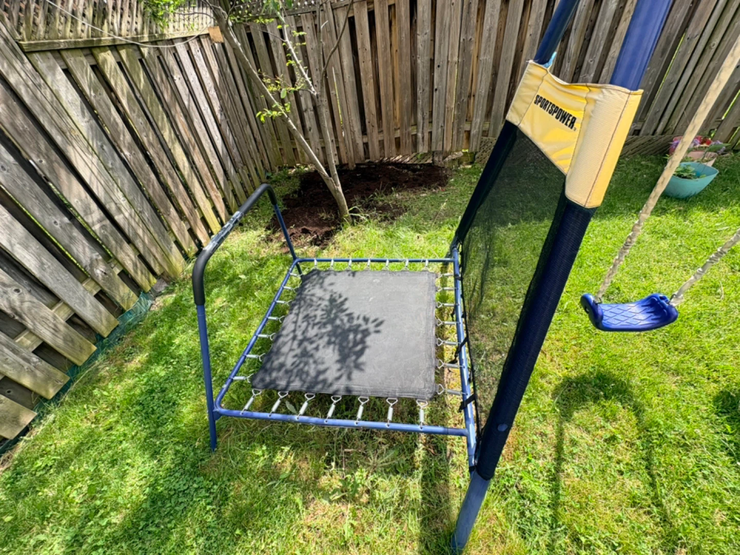 SportsPower 6station Swing Set with Trampoline - photo 5
