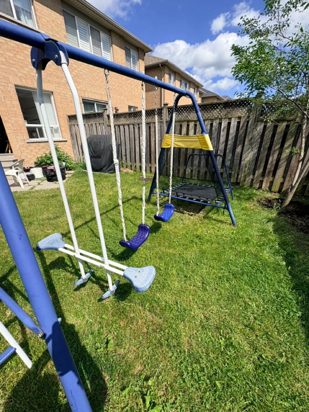 SportsPower 6station Swing Set with Trampoline - photo 3