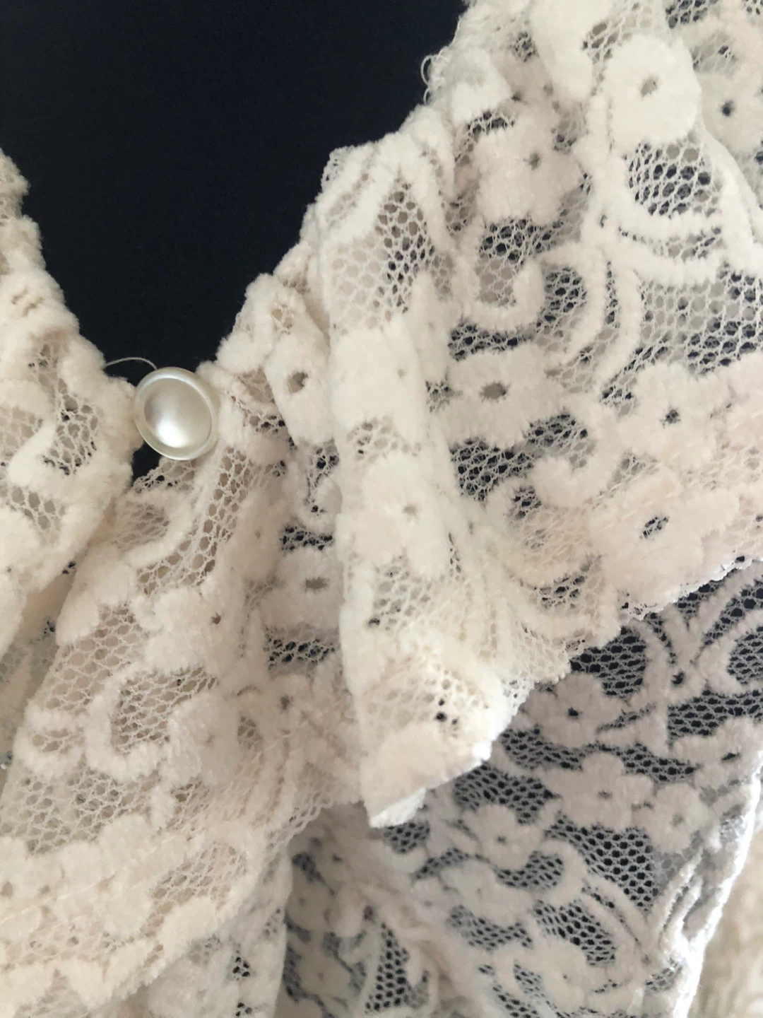 CUTE CREAM LACE CARDIGAN ‼️READ DESCRIPTION ‼️ - photo 3