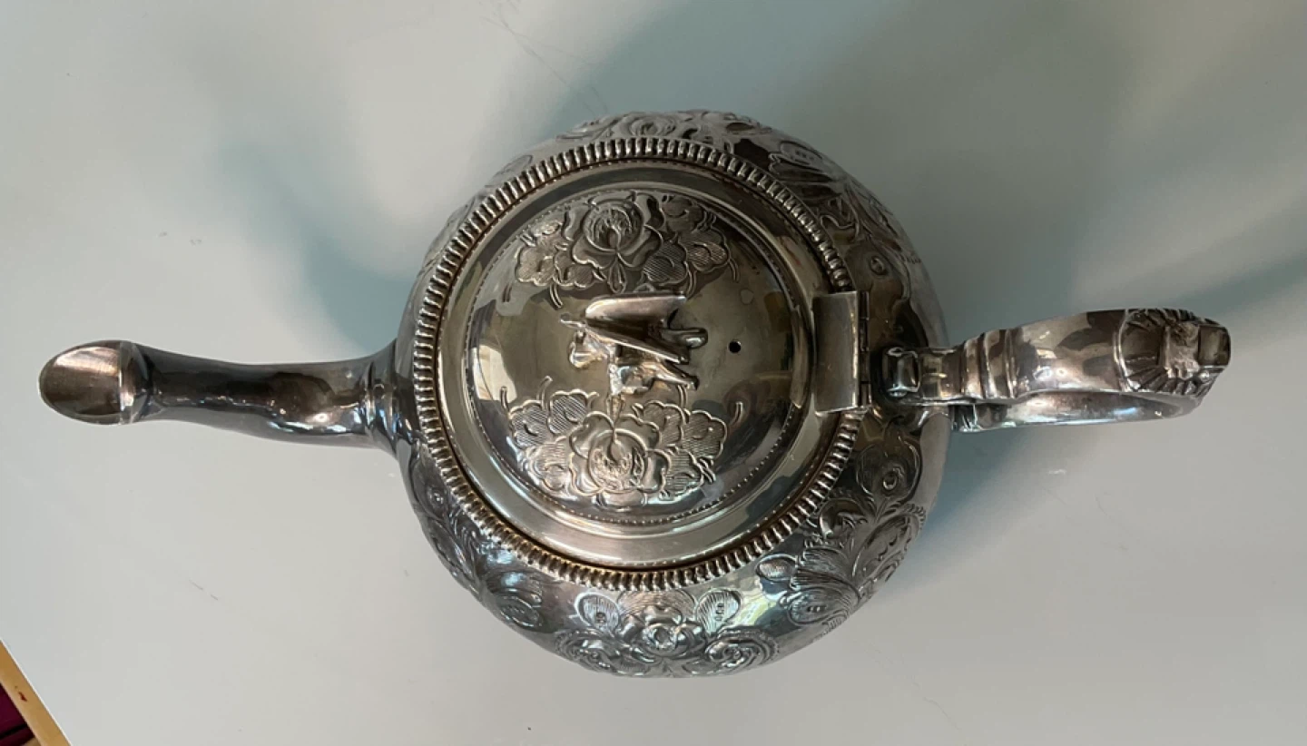 Vintage Royal Ascot Silver Plated Teapot - photo 5
