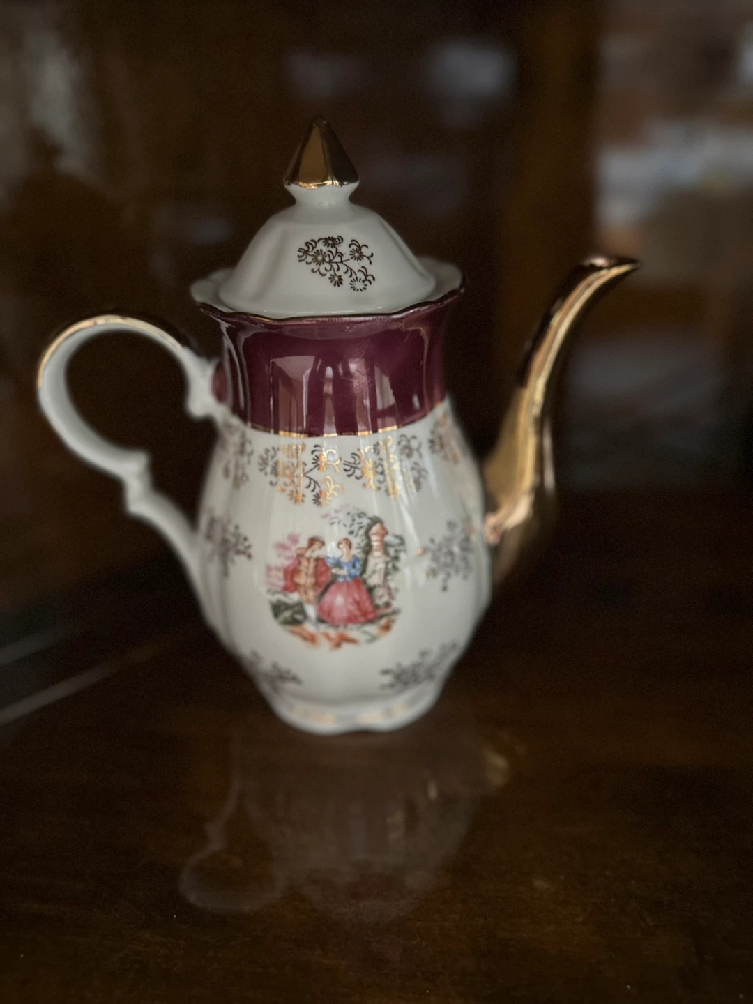 Vintage Coffee/Tea Set with Teapot and Cups