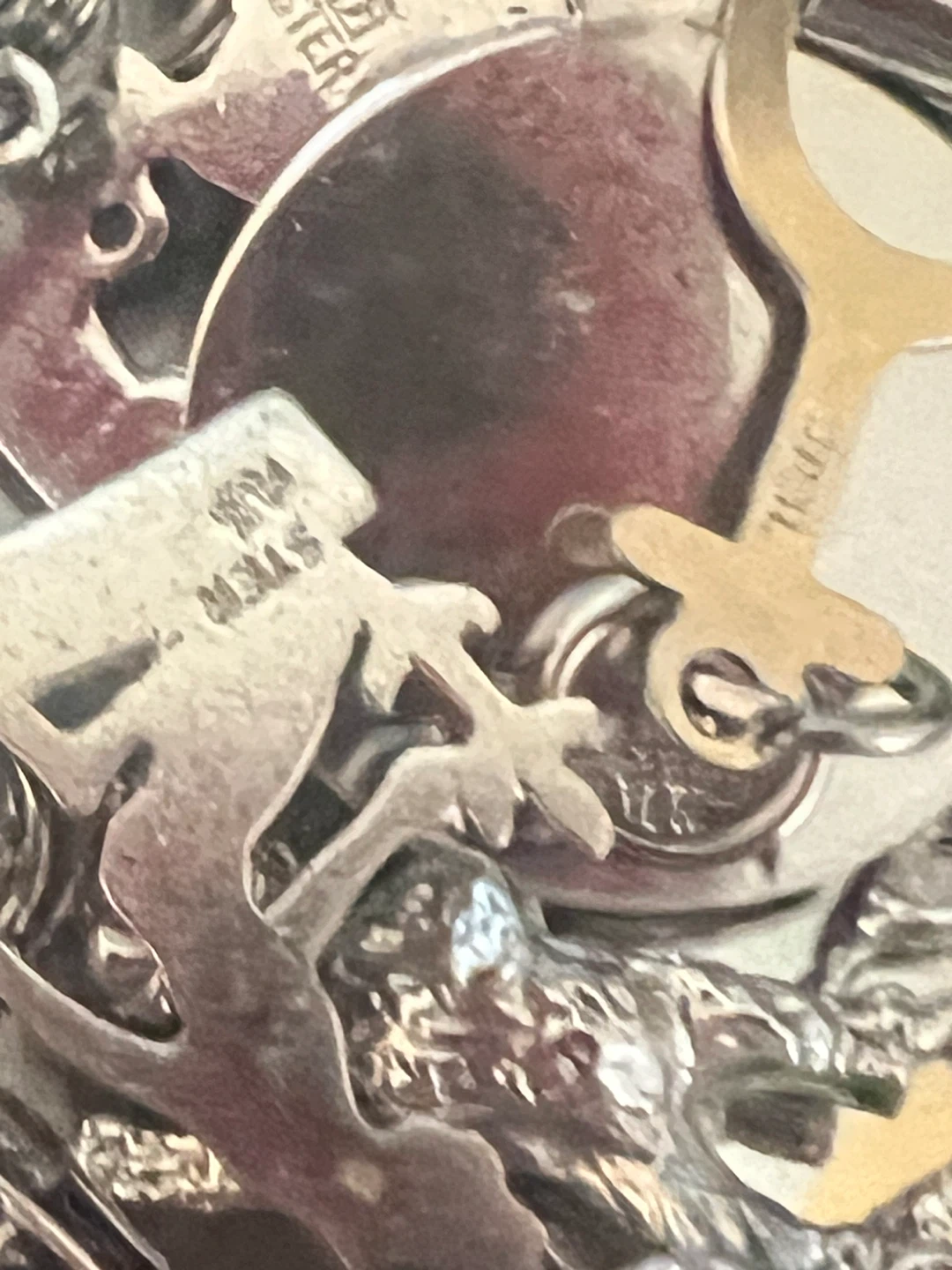 Sterling Silver Charm Bracelet Lot - 56.4g - photo 3
