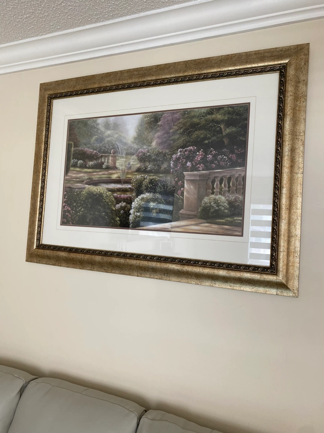 Framed Landscape Garden Art - photo 3