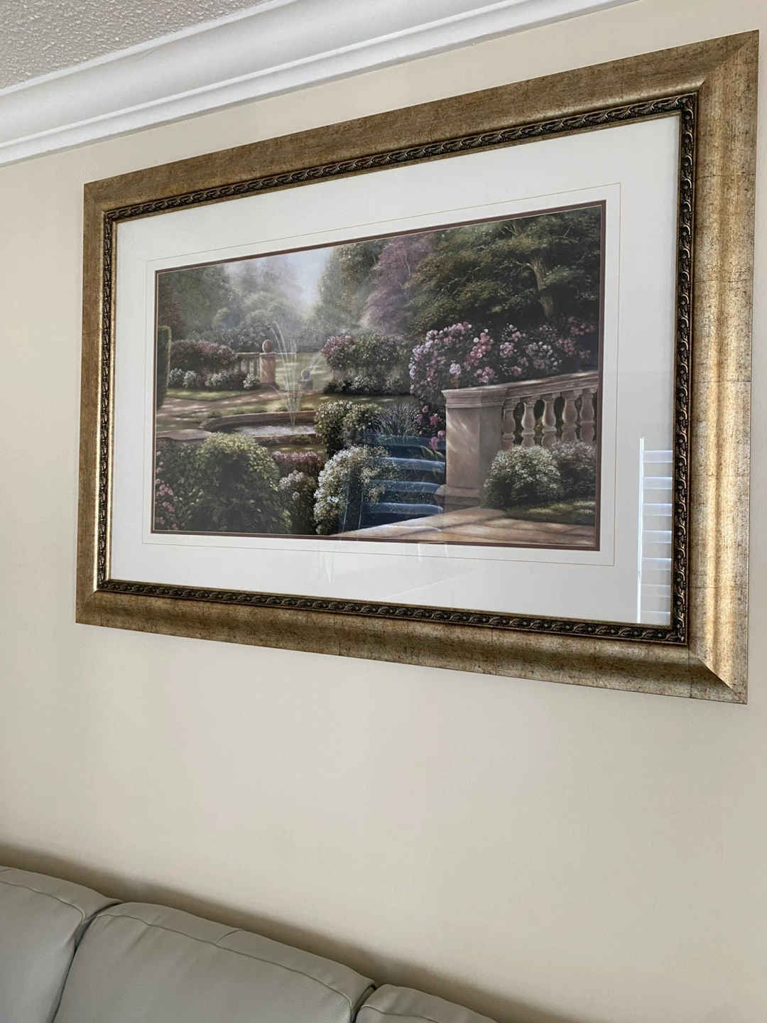 Framed Landscape Garden Art - photo 2