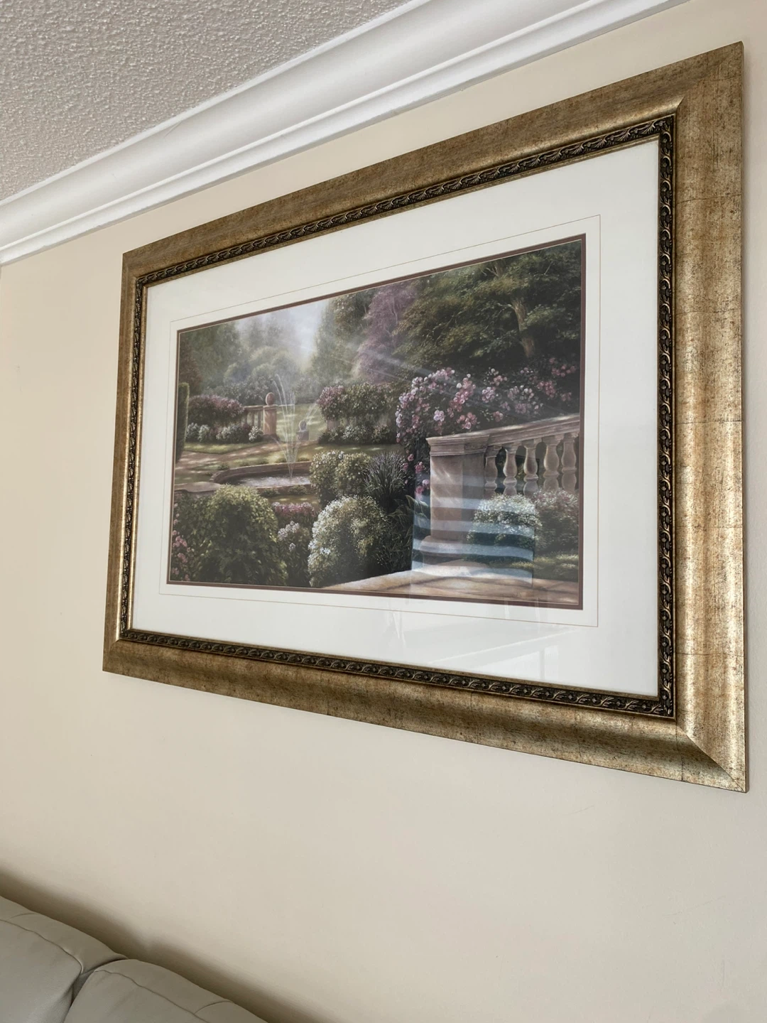 Framed Landscape Garden Art - photo 5