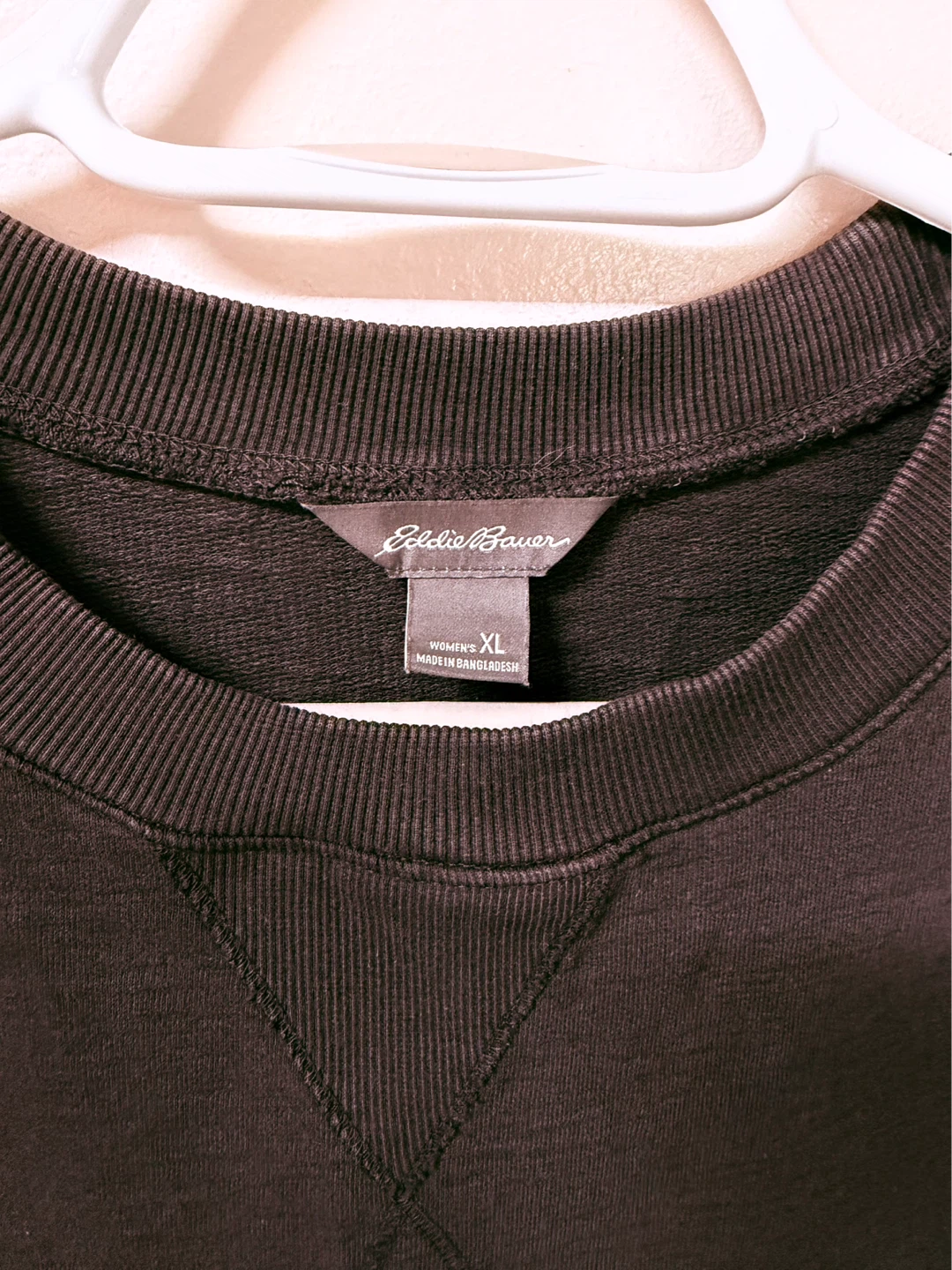Eddie Bauer Women's XL Black Crewneck Sweatshirt - photo 2