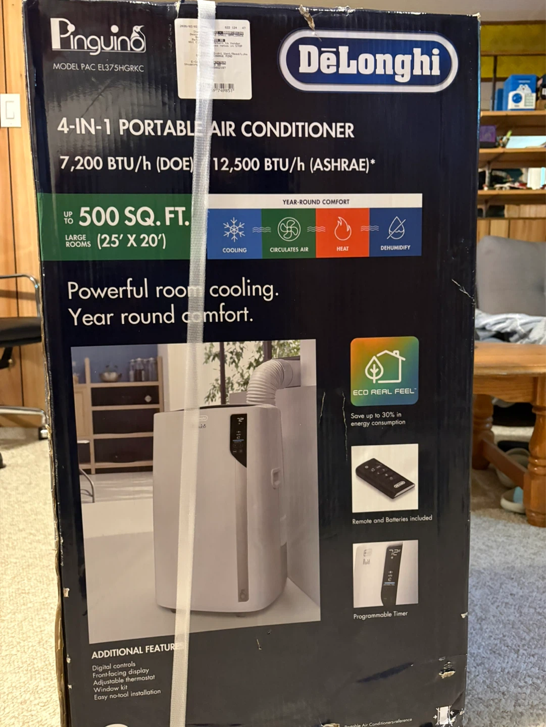 DeLonghi 4 in 1 Portable Air Conditioner Brand New - photo 2