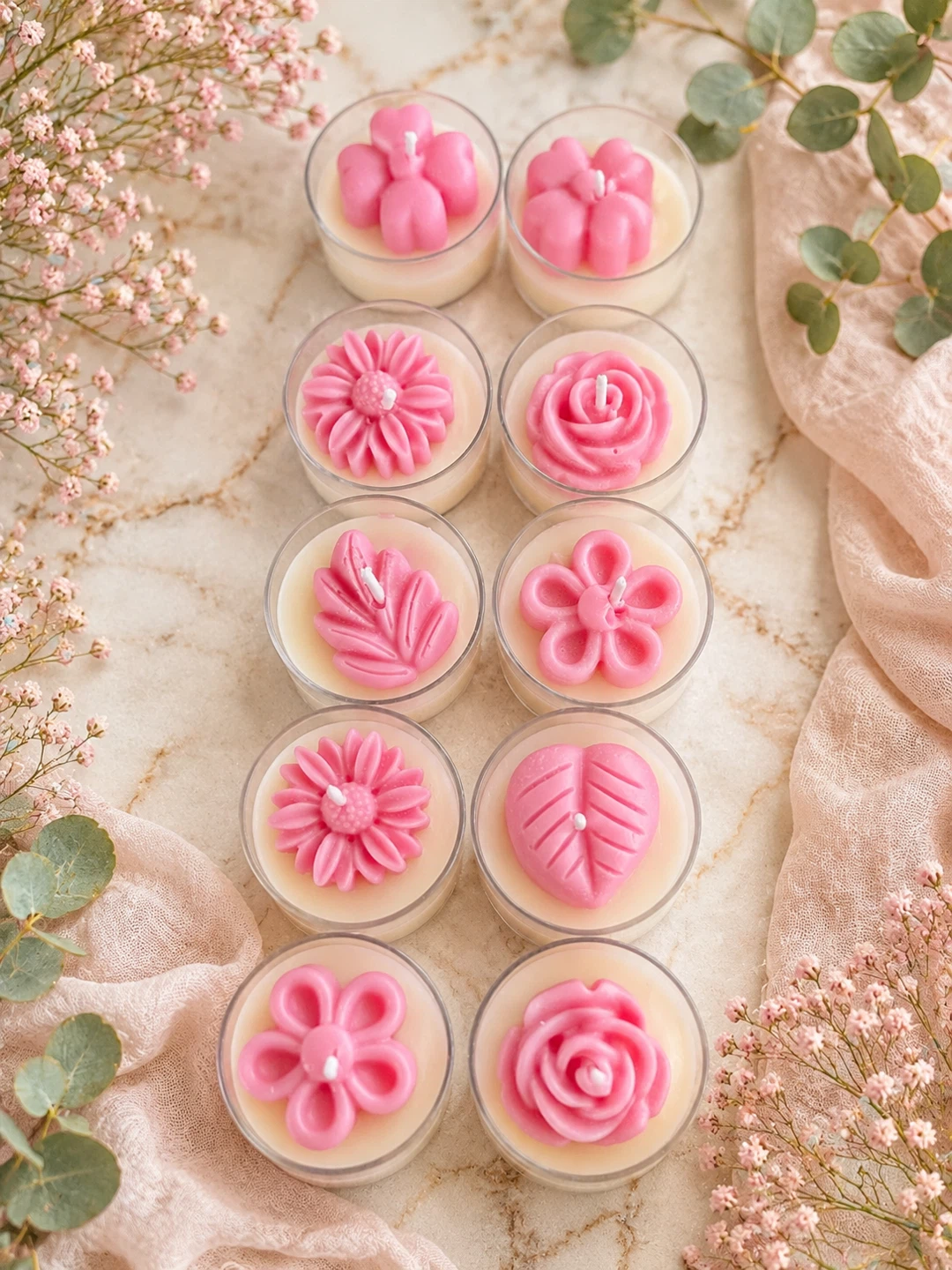 Set of decorative tea light candles - photo 3