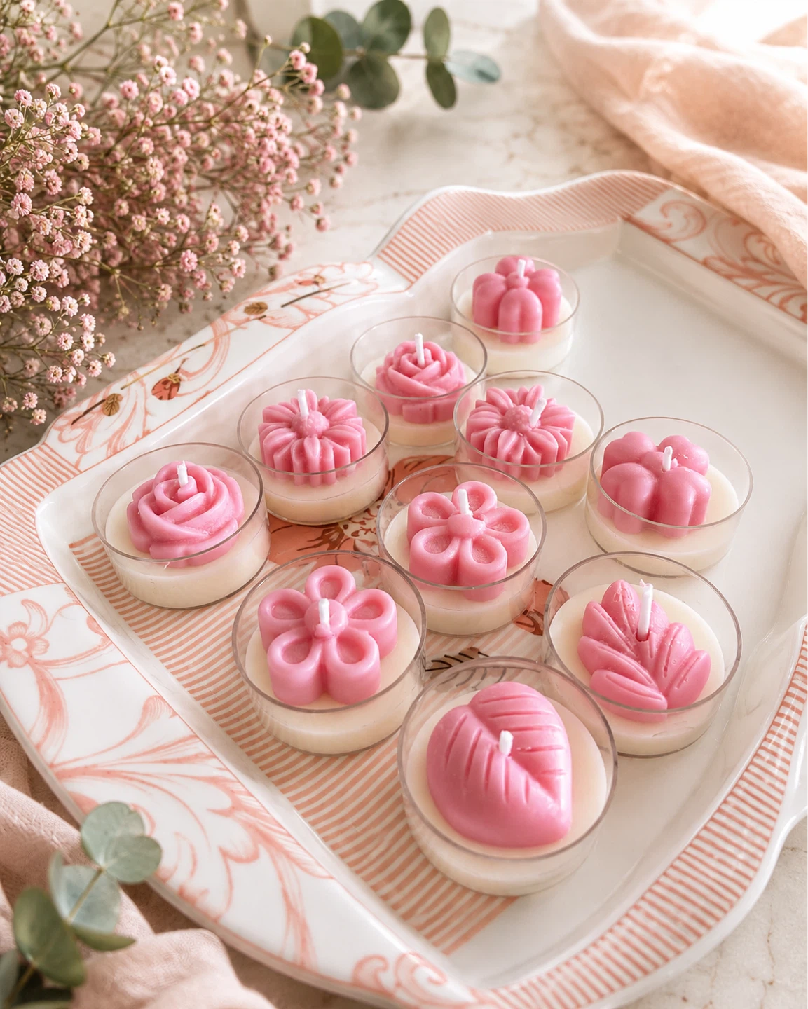 Set of decorative tea light candles - photo 2