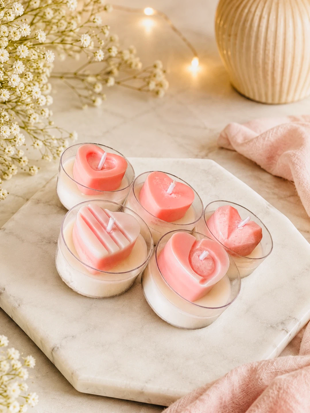 Set of decorative tea light candles - photo 4