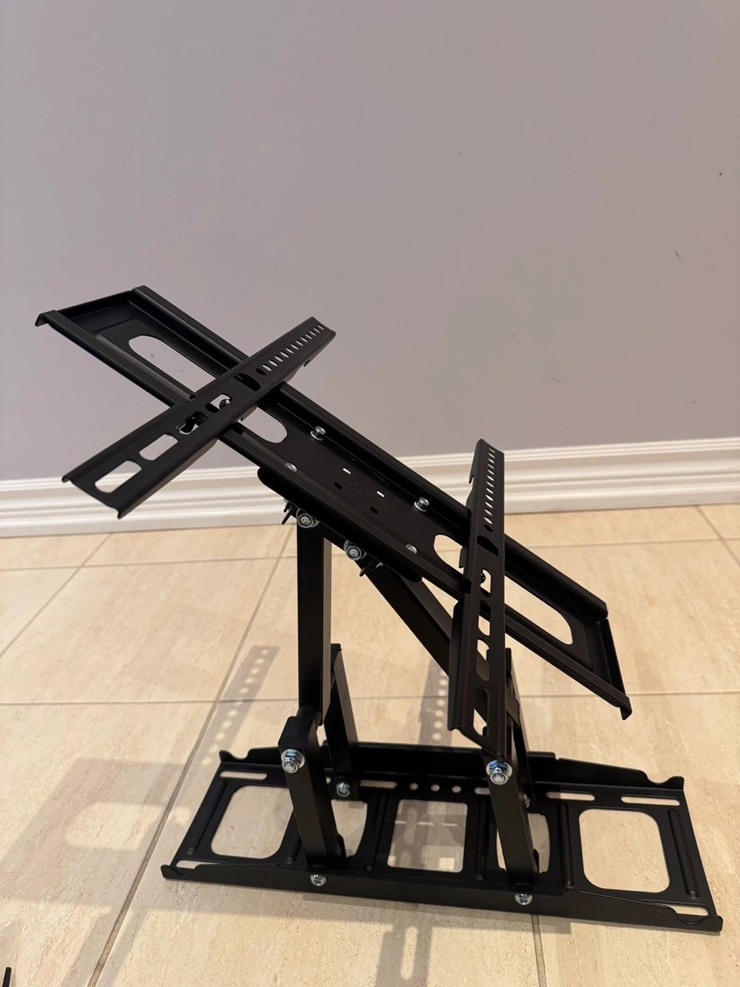 Adjustable Black TV Wall Mount - photo 4