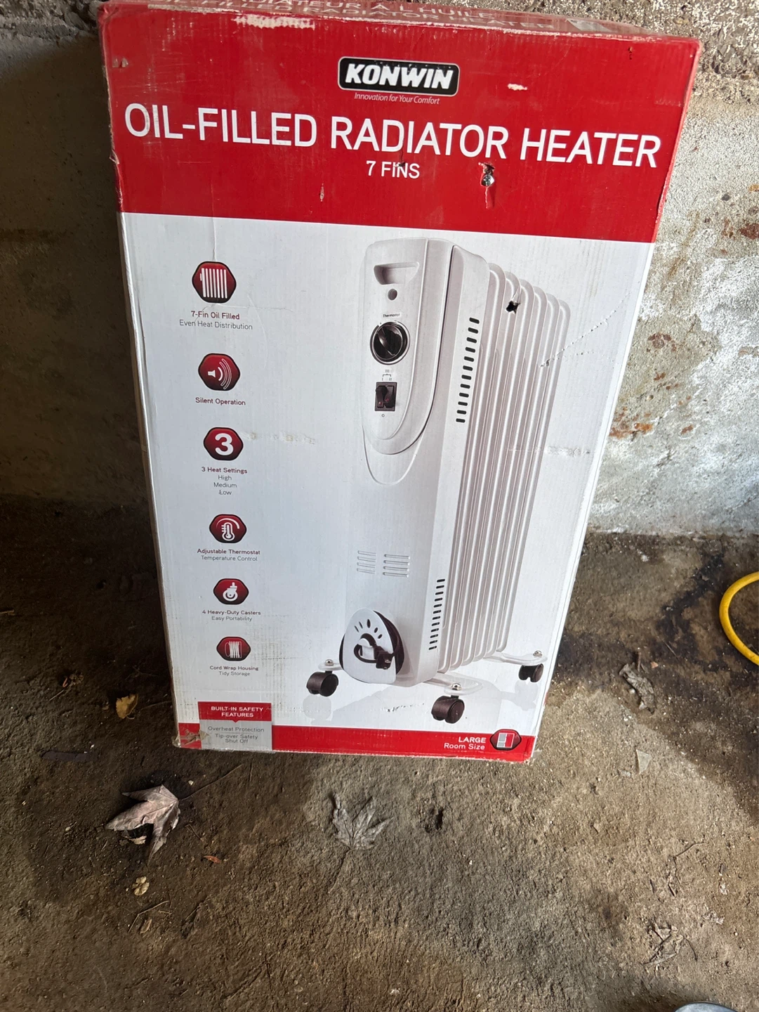 Konwin Oil-Filled Radiator Heater