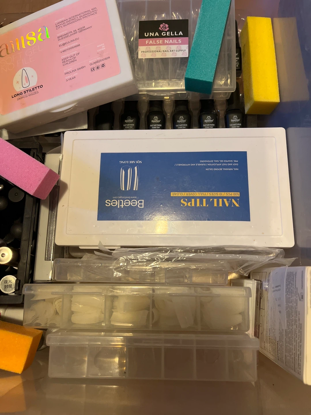 Nail Art Supply Lot with UV Lamp - photo 3