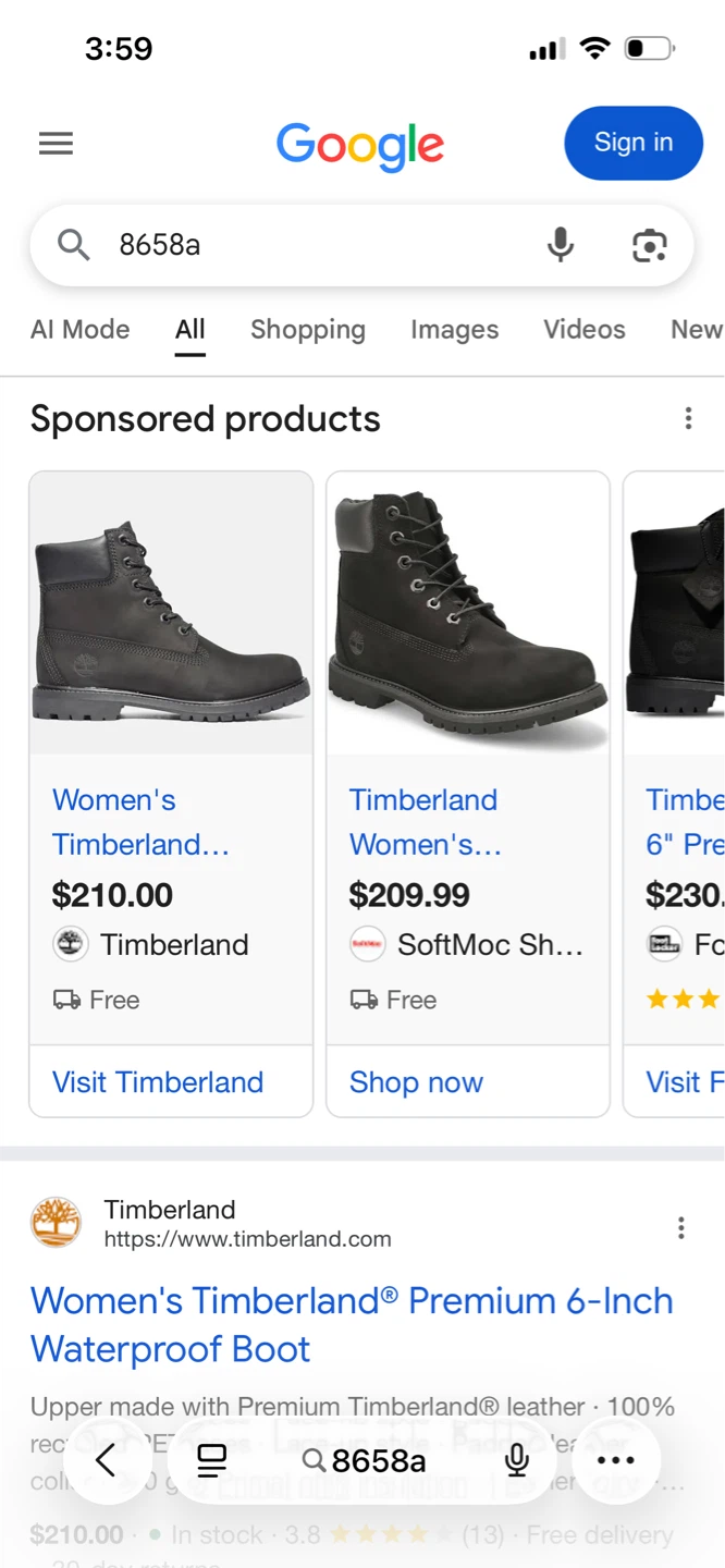 Woman’s Timberland Black Leather Boots size 9.5 - photo 5