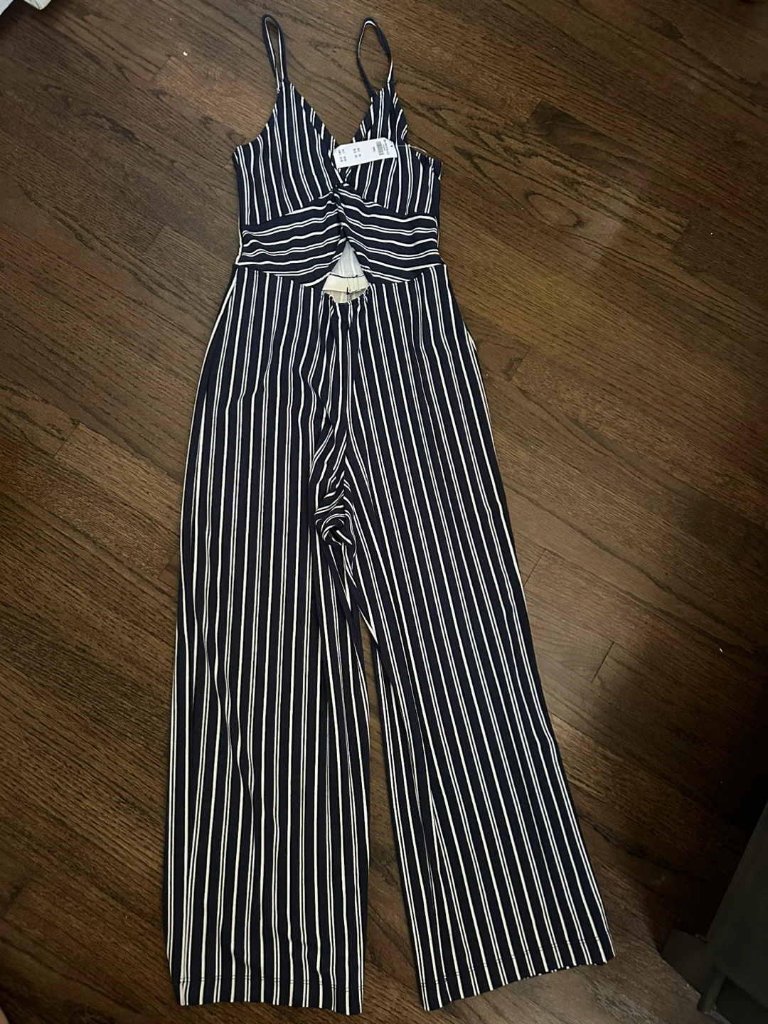 Hollister Striped Jumpsuit NEW
