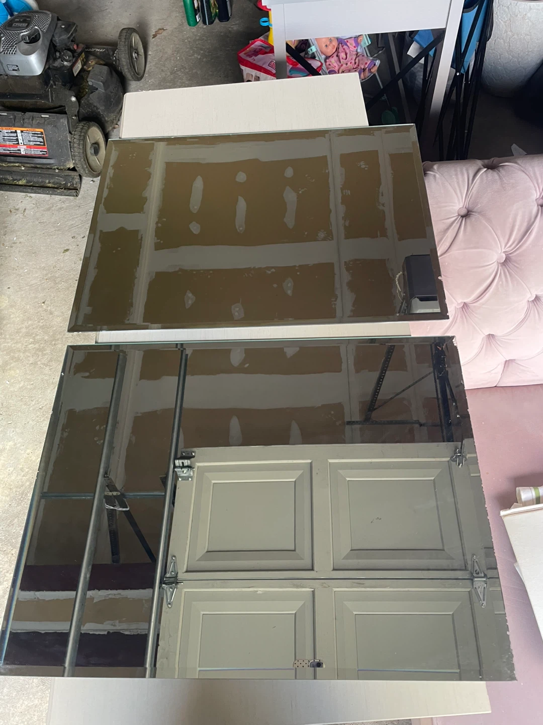 Two Mirror Panels