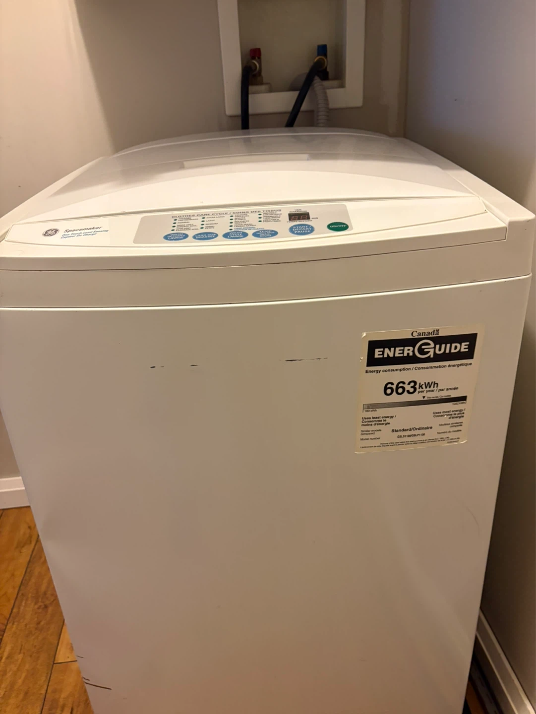 GE Spacemaker Washer and Dryer Set - photo 2