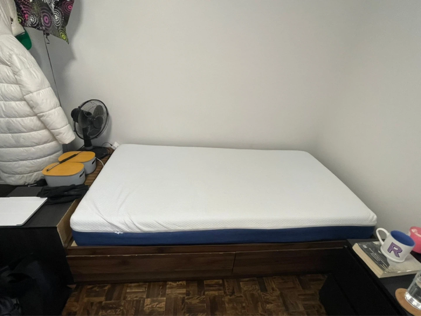 Twin bed frame with storage - photo 5