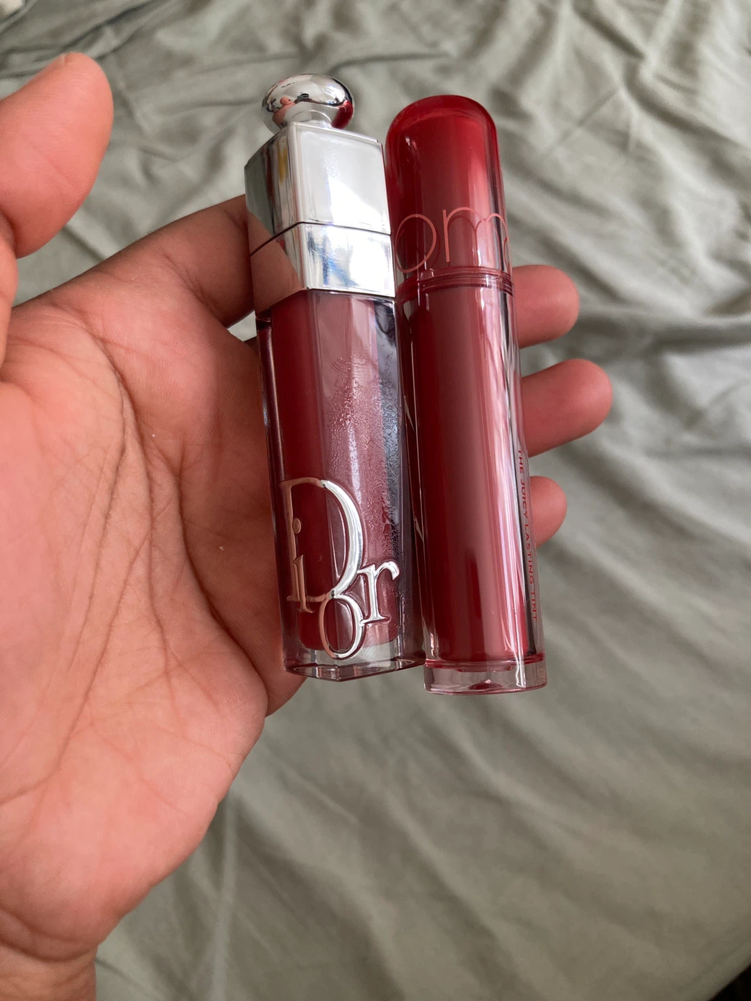 Dior and Rom&nd Lip Tints