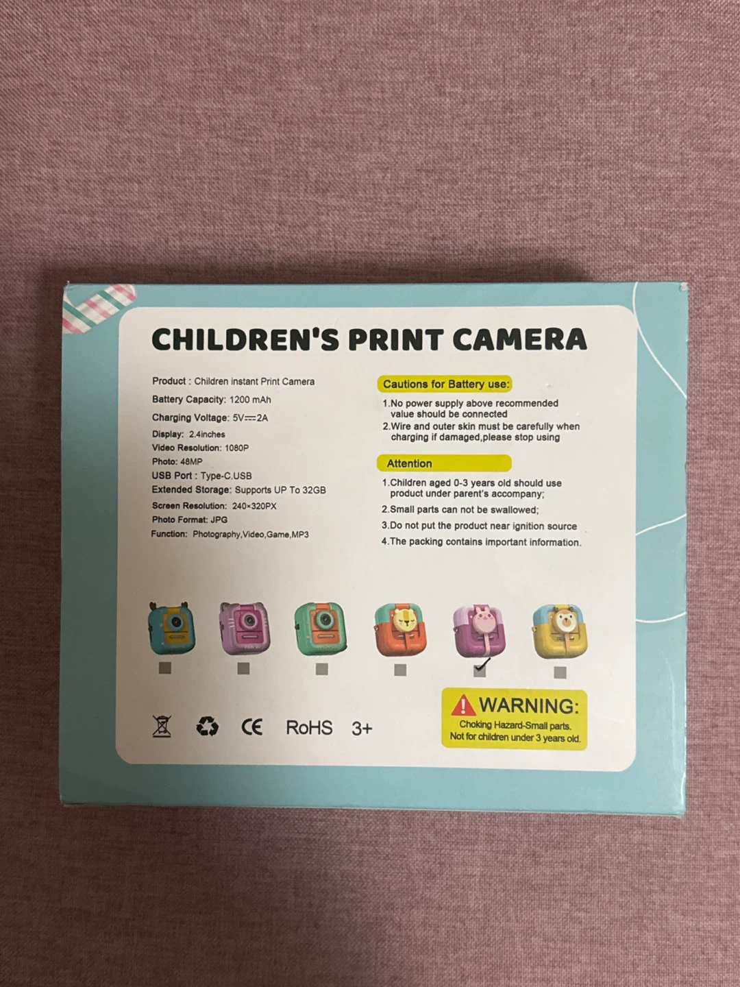 Children's Instant Print Camera - photo 2
