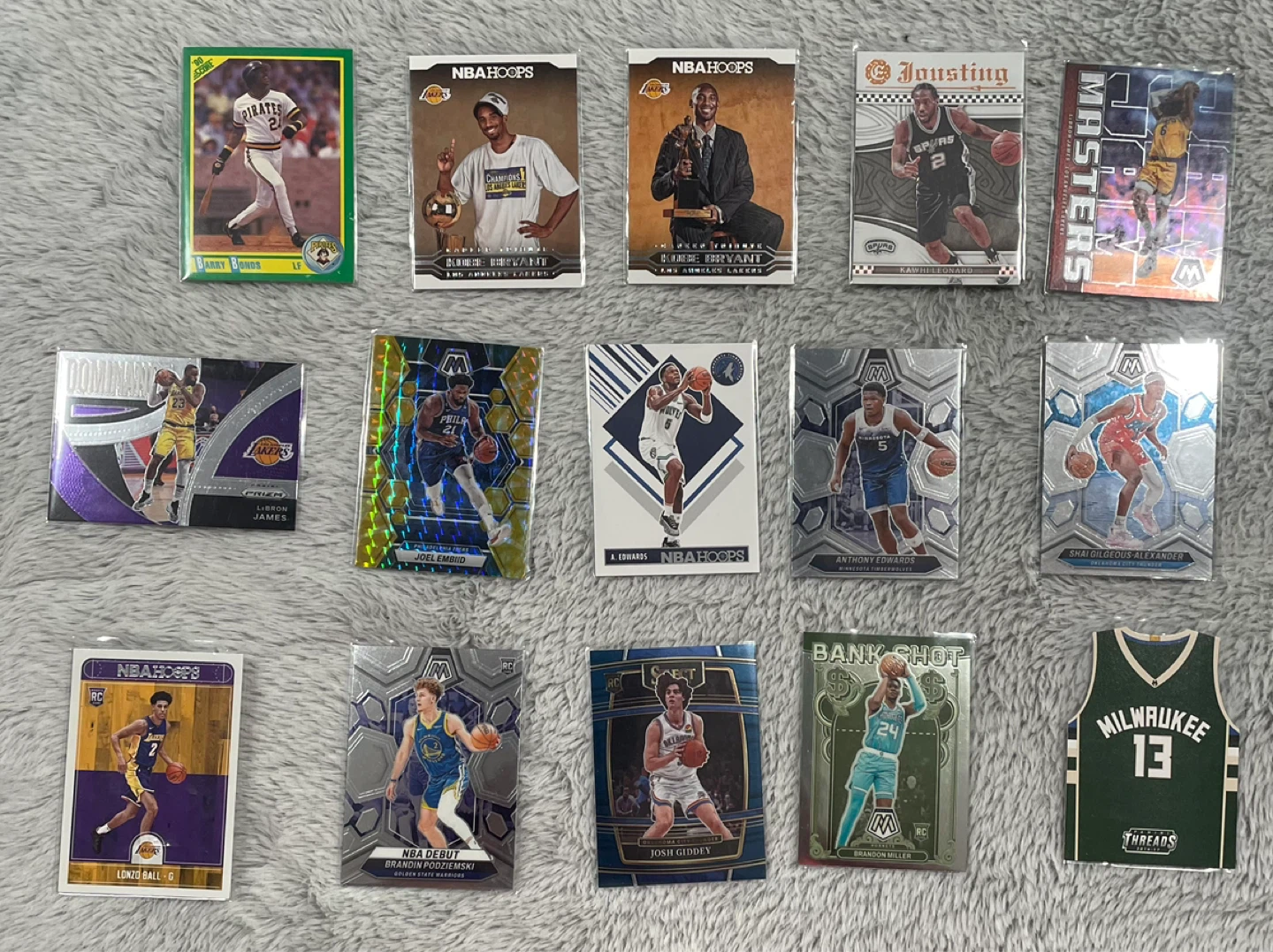 Assorted NBA and MLB Trading Cards