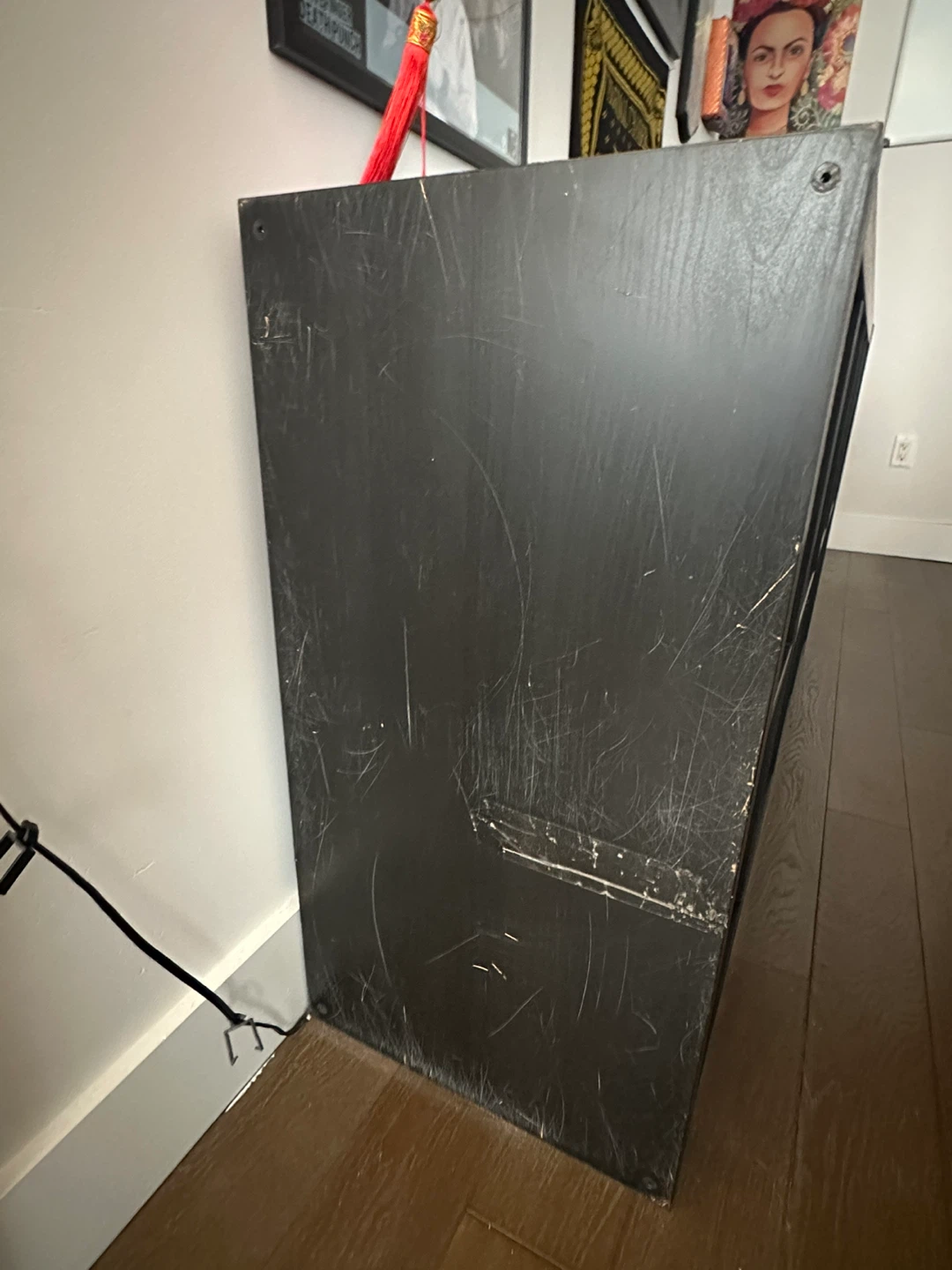 IKEA Black 8-Cube Storage Shelf - photo 3