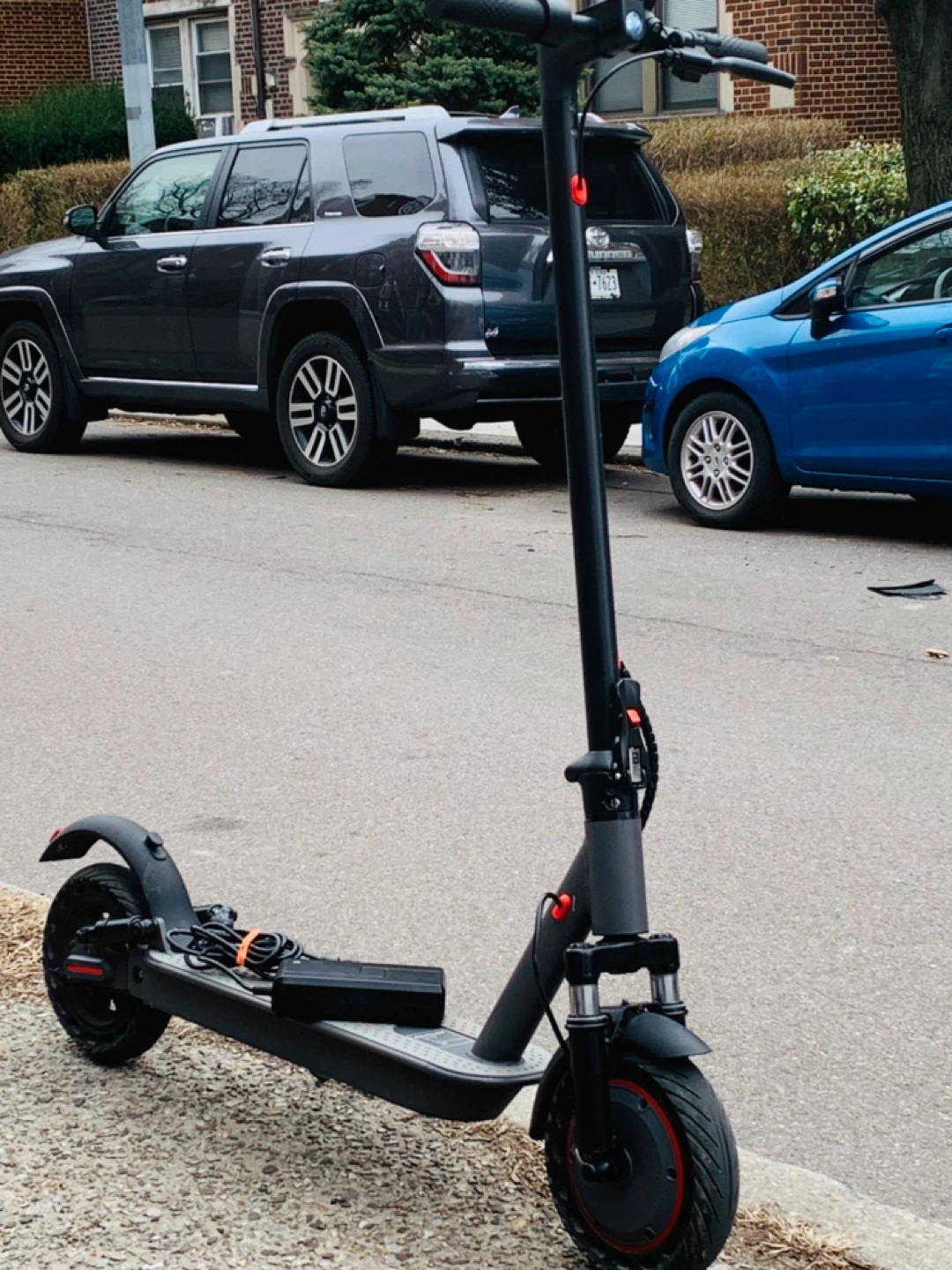Black Electric Scooter with Charger - photo 5
