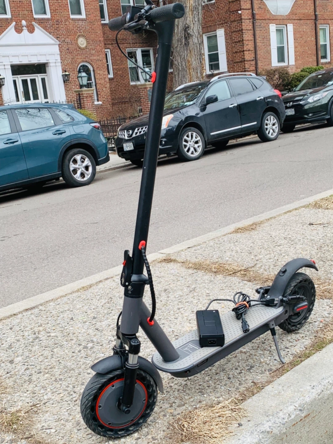 Black Electric Scooter with Charger - photo 3