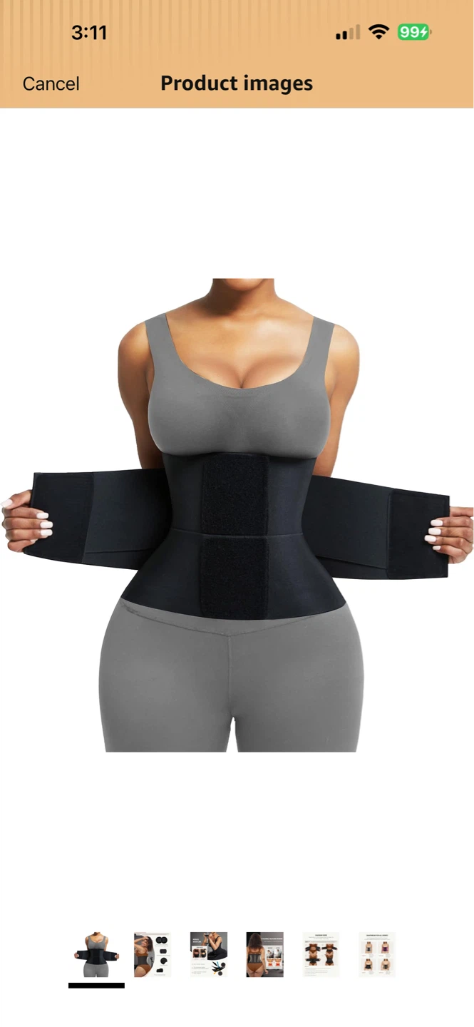 Black Waist Trainer Belt - photo 2