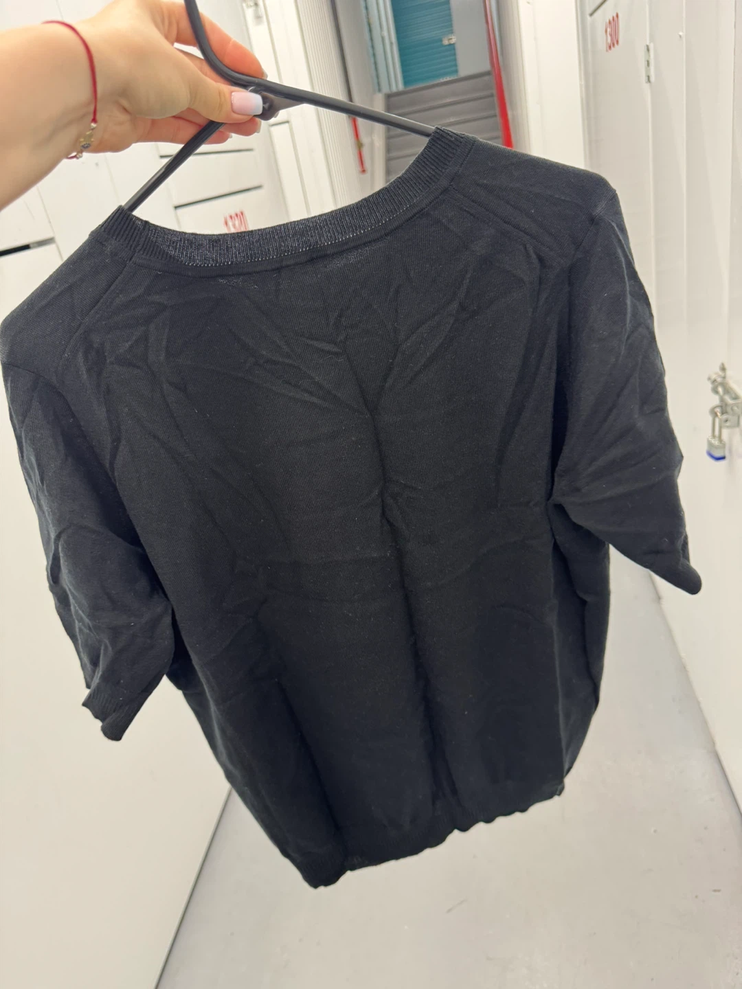 J. Crew Black Short Sleeve Sweater XL - photo 2