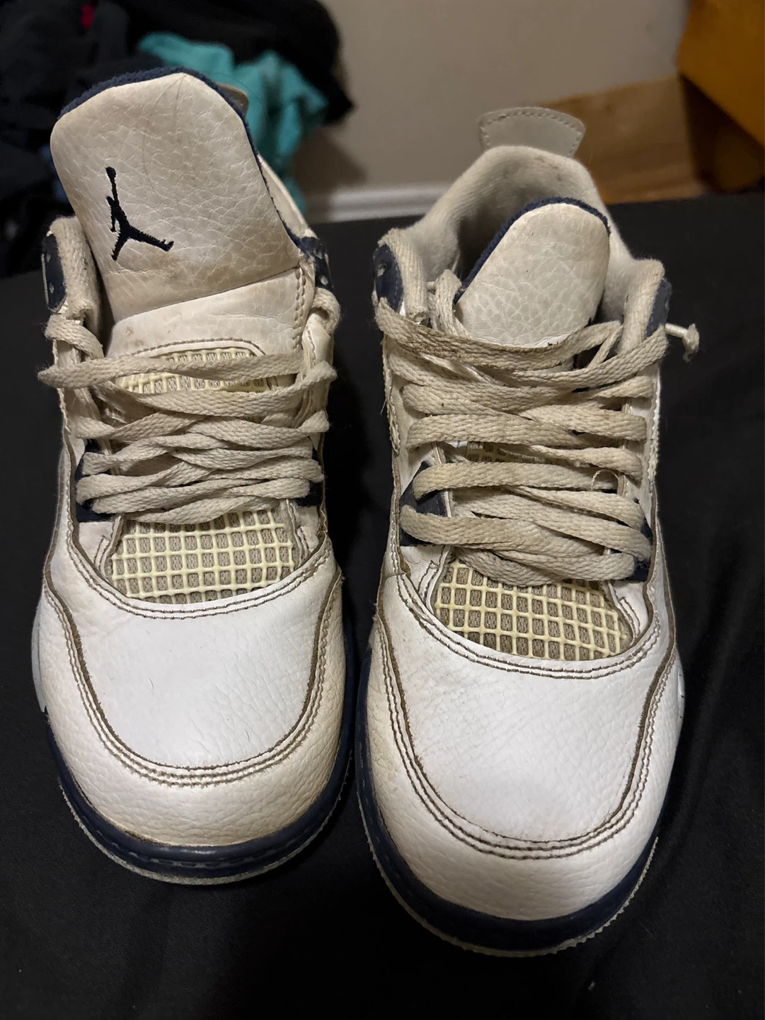 Air Jordan 4 "Midnight navy blue”Kids Shoes - photo 2