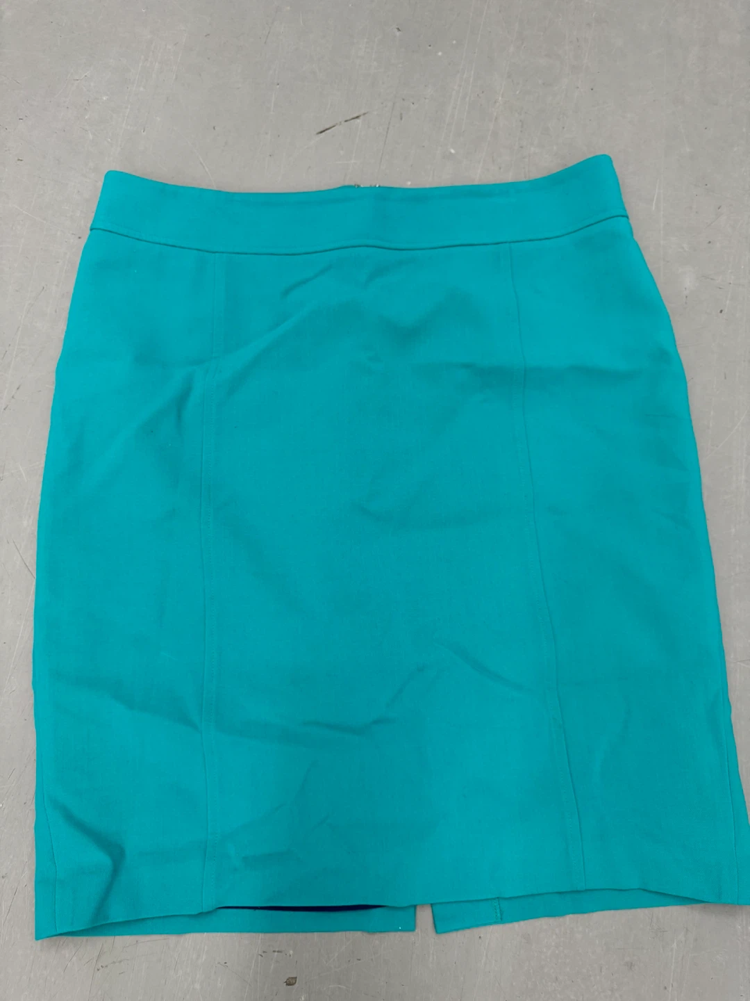 LOFT Teal Pencil Skirt Size 14 - photo 3