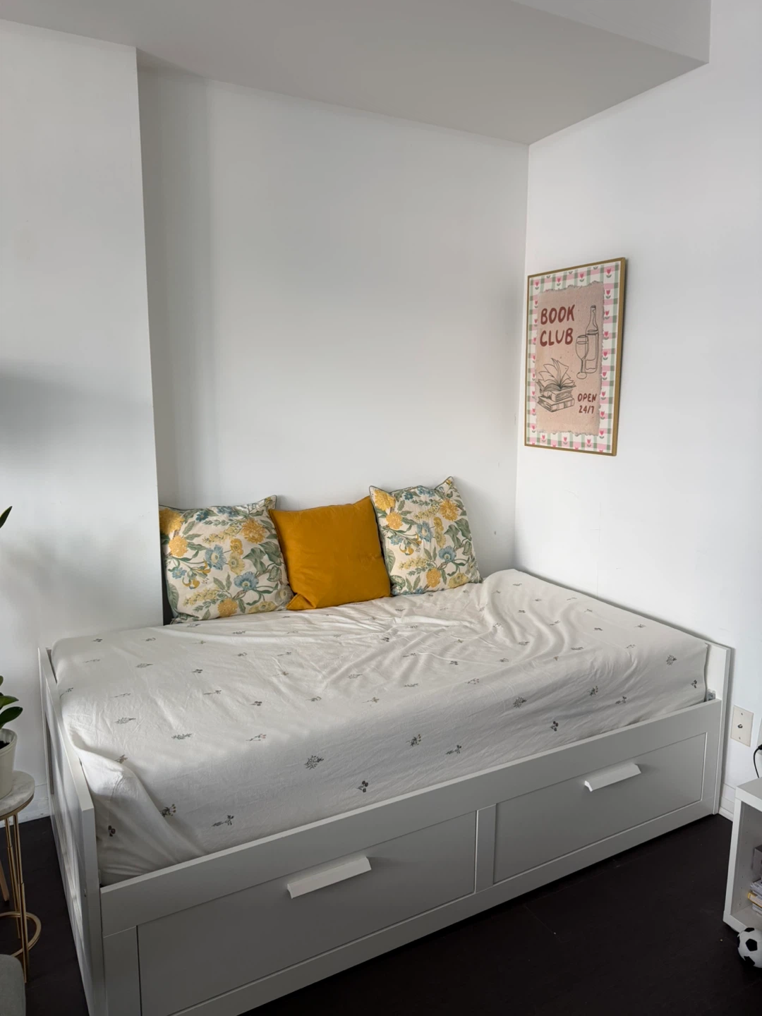 IKEA Daybed with Storage Drawers w Two Twin Mattresses
