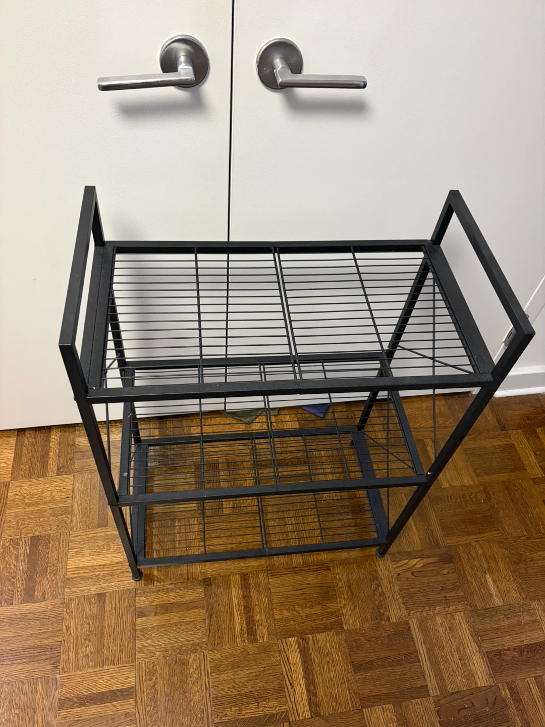 3-Tier Metal Wire Shelf Unit - photo 2