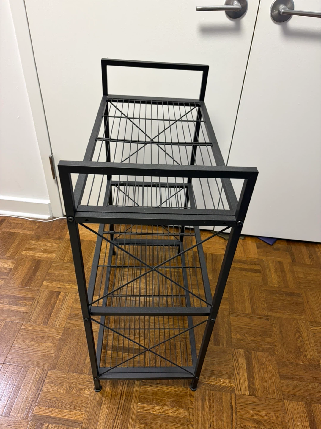 3-Tier Metal Wire Shelf Unit - photo 3