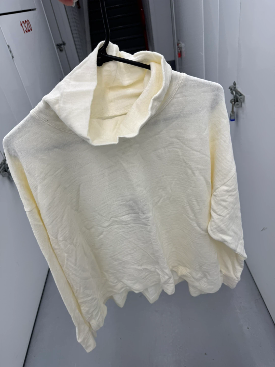 J. Crew Vintage Fleece Cowl Neck Sweatshirt XL