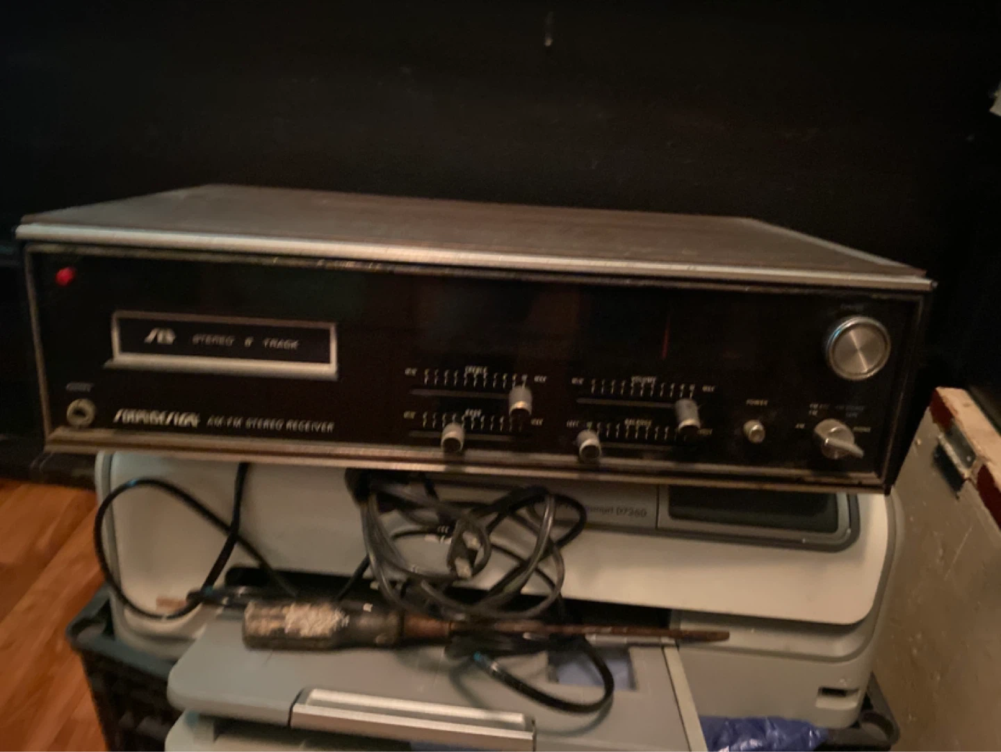 Realistic AM/FM Stereo Receiver with 8-Track Player