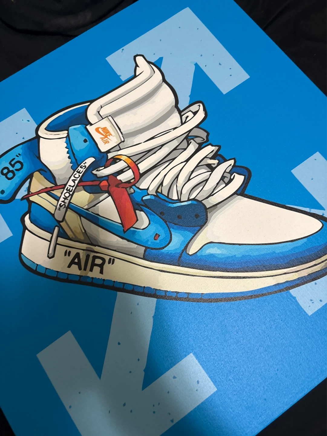 Nike Air Jordan 1 "Off-White" Art Print - photo 3
