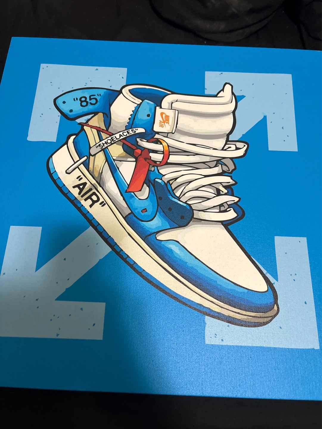 Nike Air Jordan 1 "Off-White" Art Print