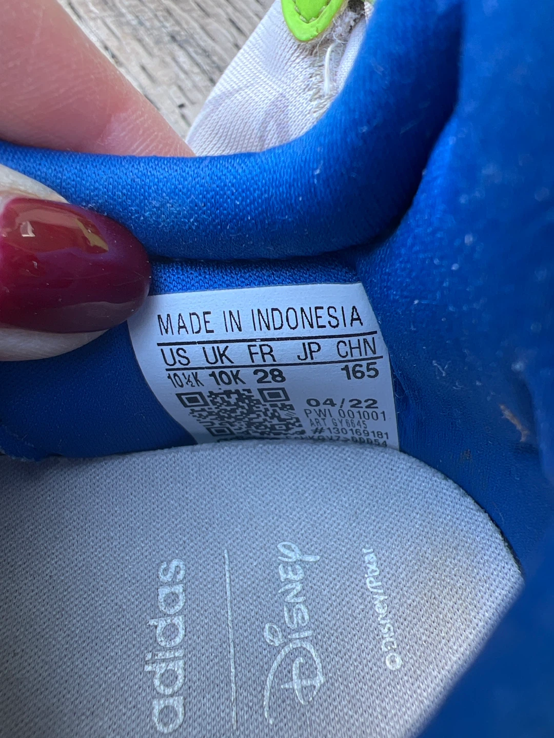 Adidas Disney Toy Story Cloudfoam Shoes Kids Size 10K - photo 3