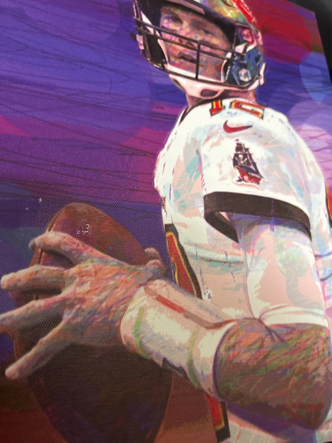 Tom Brady Tampa Bay Buccaneers Canvas Art - photo 3