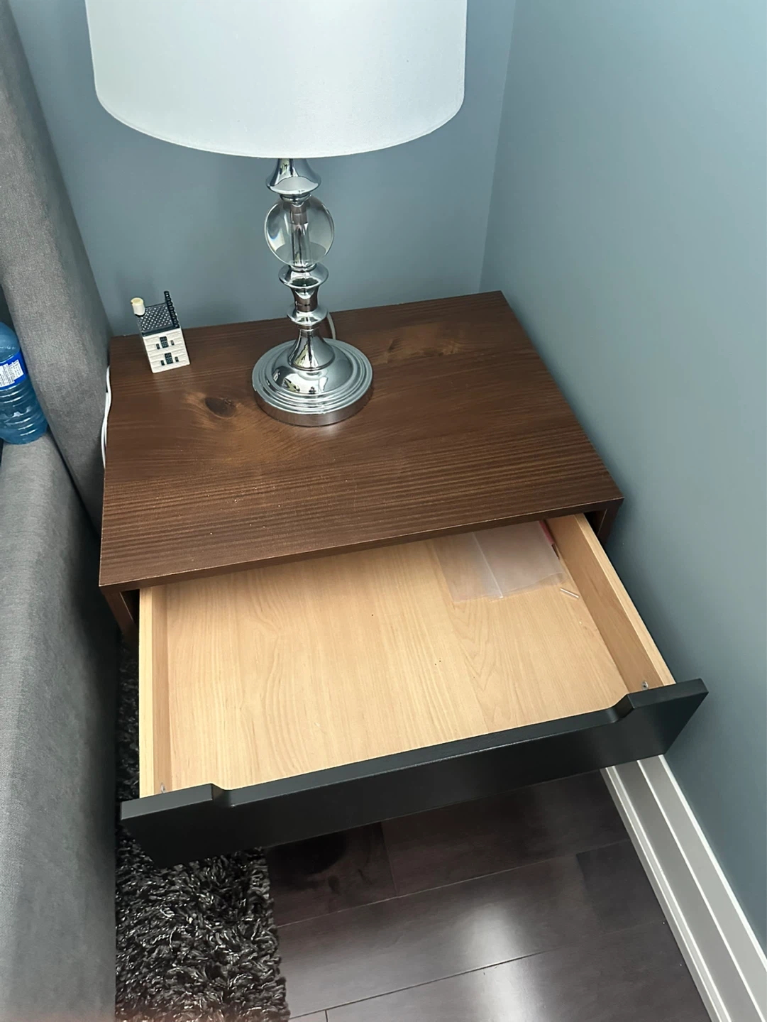 Modern Wood Nightstand with Drawer - Must GO (OBO) - photo 3