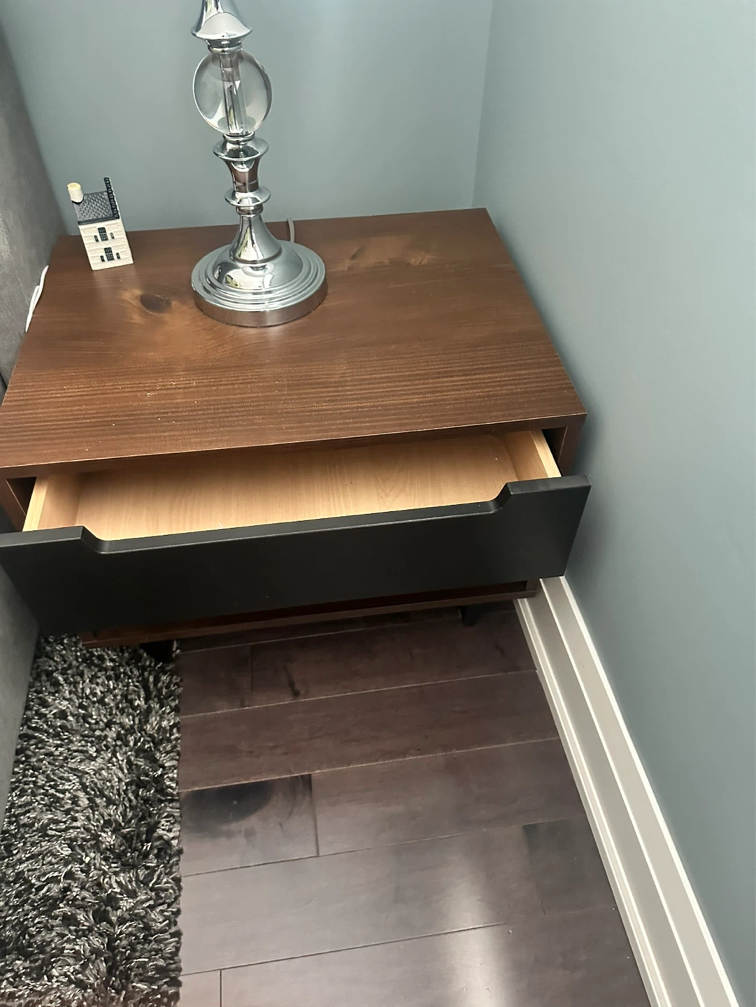 Modern Wood Nightstand with Drawer - Must GO (OBO) - photo 2