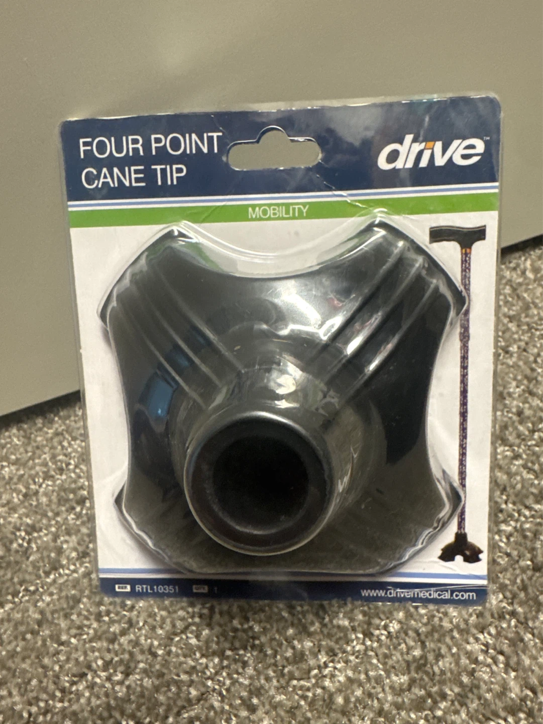 Drive Medical Four Point Cane Tip