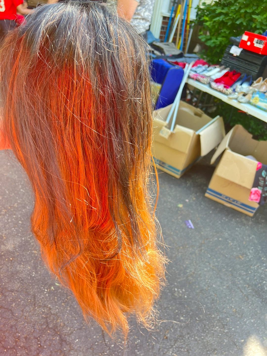 Ombre Orange & Black Wig - photo 2