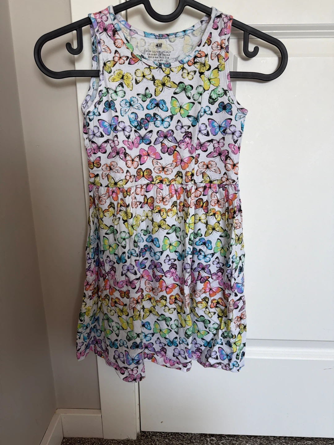 Girls' Dresses Bundle - Floral, Butterfly, Blue Denim - photo 3