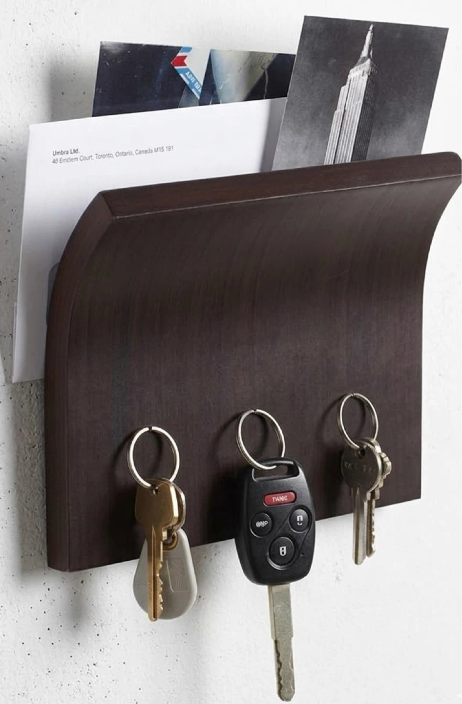 Umbra Wall Mount Mail Sorter & Key Holder - photo 2