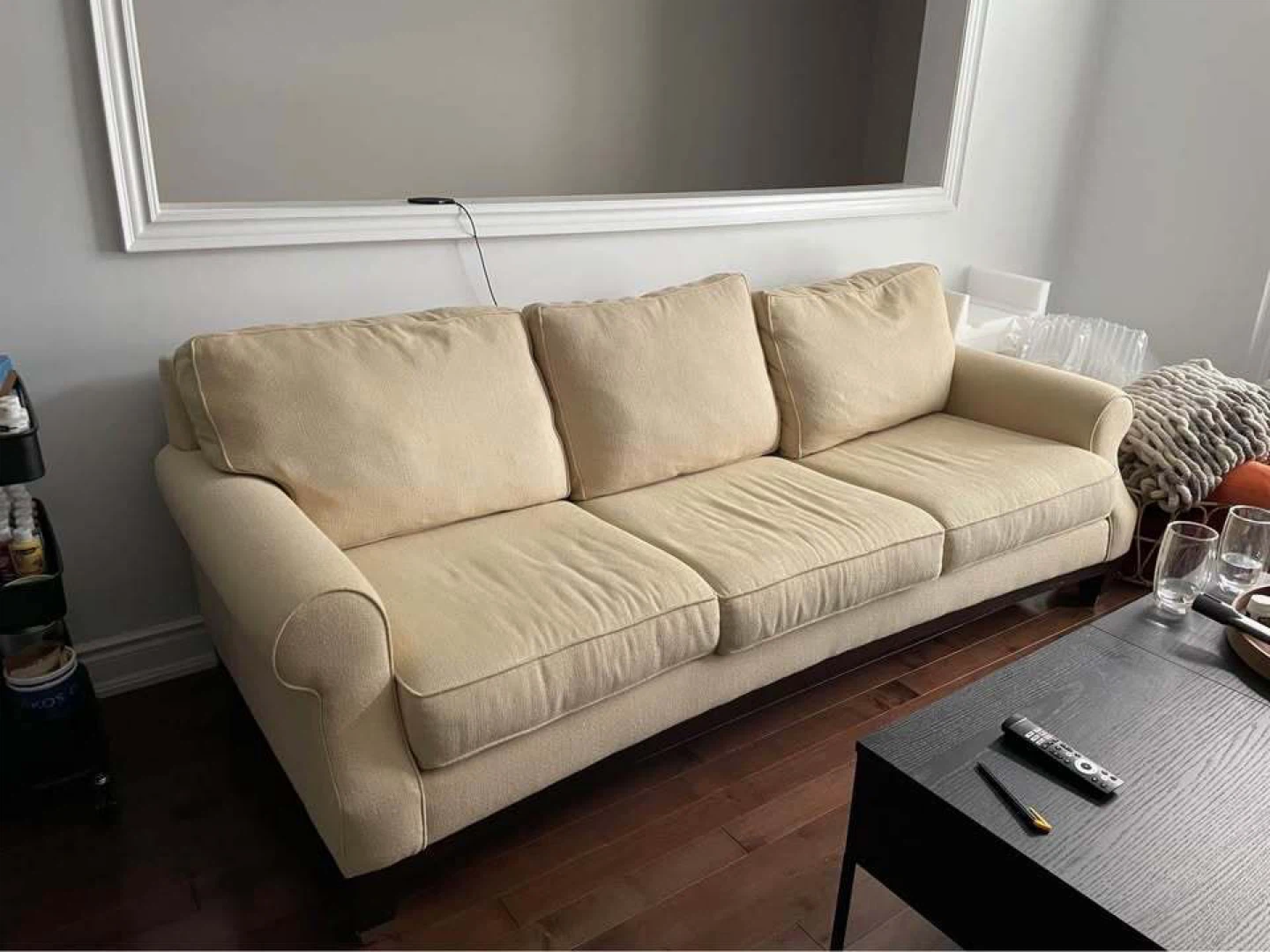 Couch | Cream Colour | 3 Seater