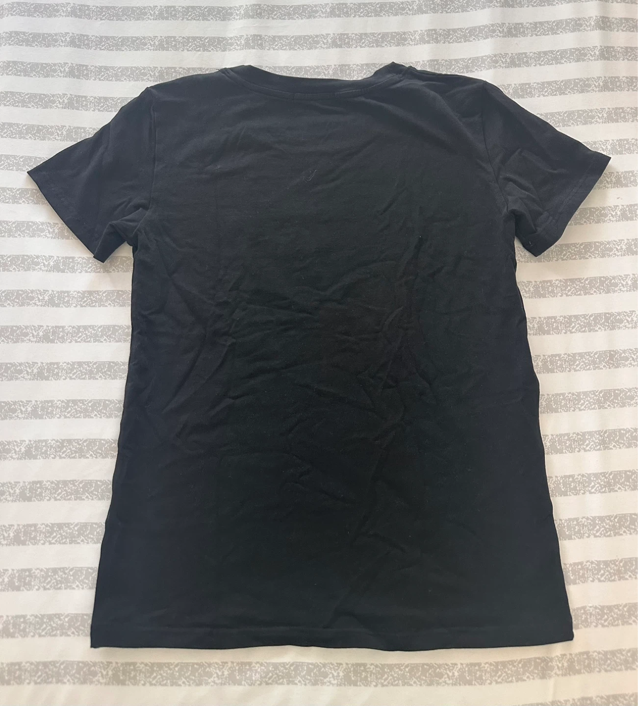 Black T-Shirt with Gold Buttons size S - photo 2