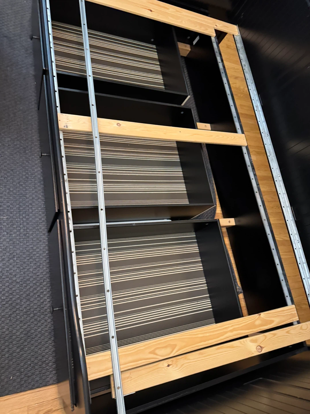 Black Daybed with Storage Drawers - photo 3